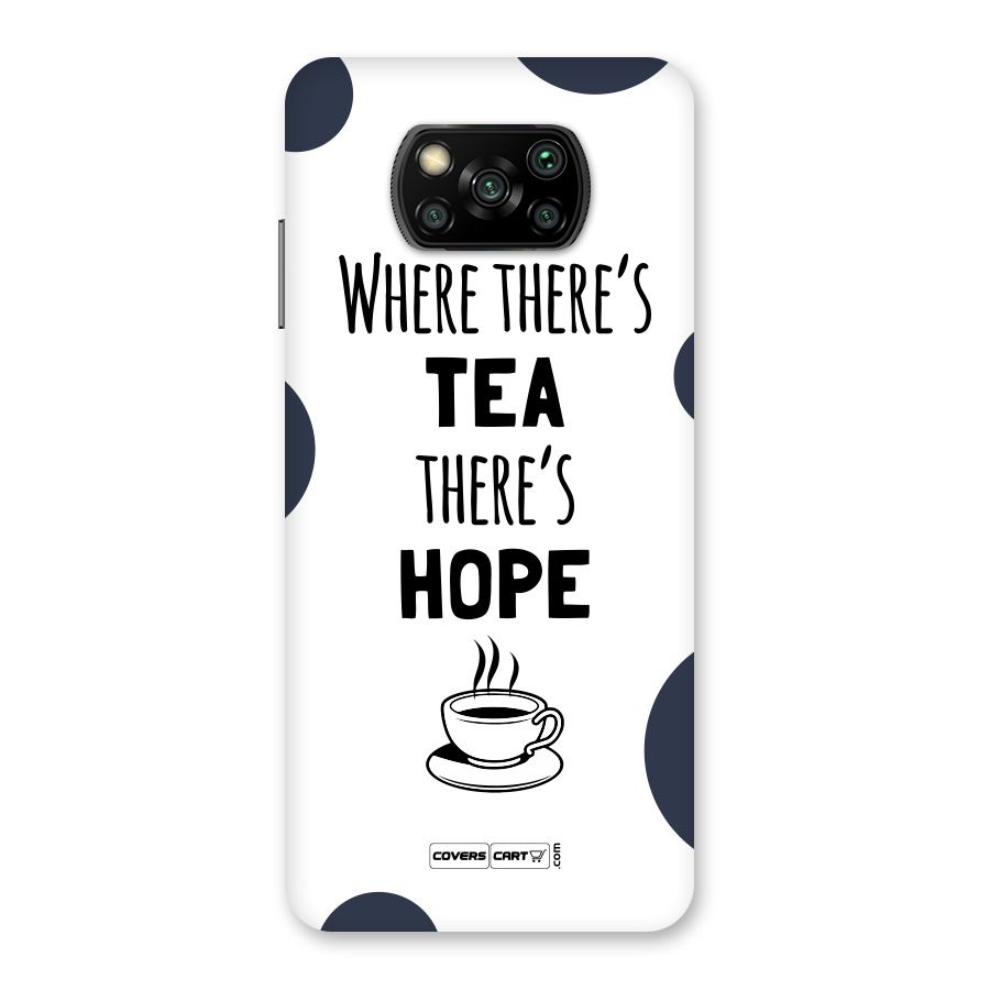 Tea Hope Back Case for Poco X3