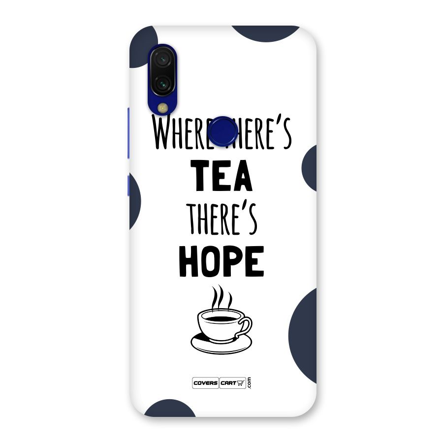 Tea Hope Back Case for Redmi 7