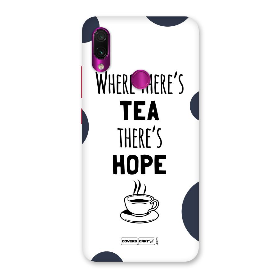 Tea Hope Back Case for Redmi Note 7 Pro