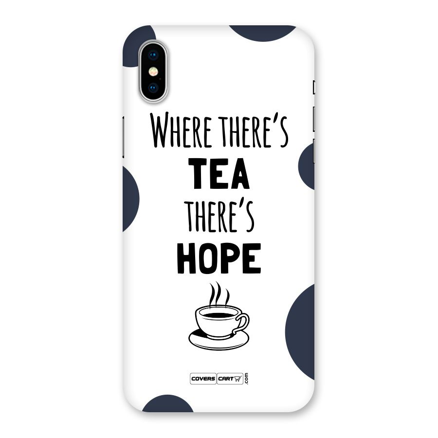 Tea Hope Back Case for iPhone XS