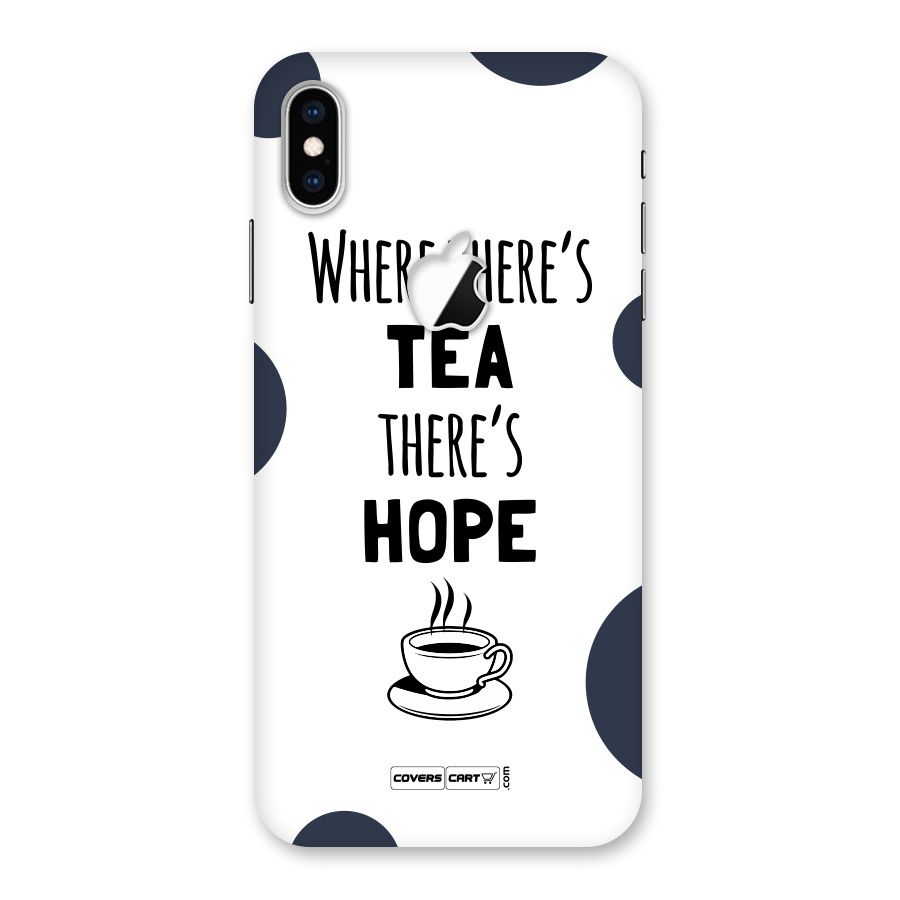 Tea Hope Back Case for iPhone XS Max Apple Cut