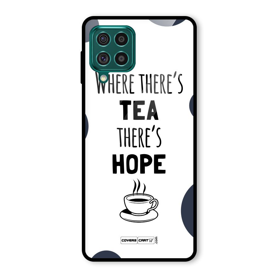 Tea Hope Glass Back Case for Galaxy F62