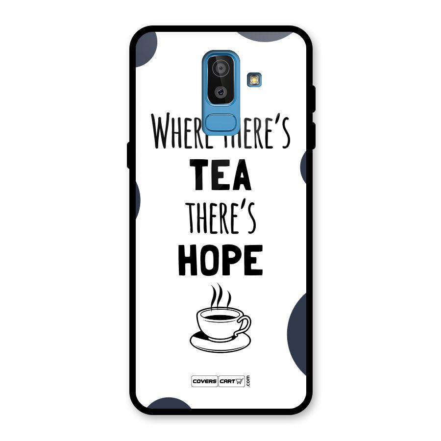 Tea Hope Glass Back Case for Galaxy J8