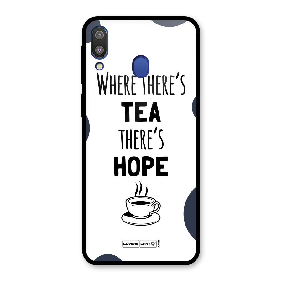 Tea Hope Glass Back Case for Galaxy M20