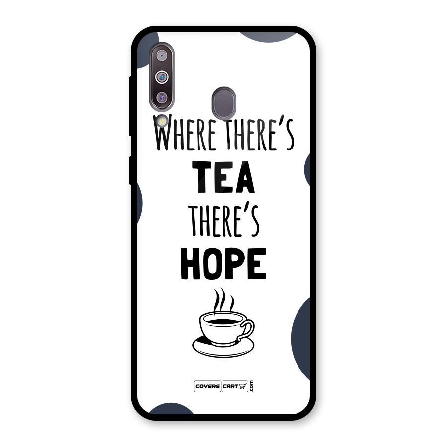 Tea Hope Glass Back Case for Galaxy M30