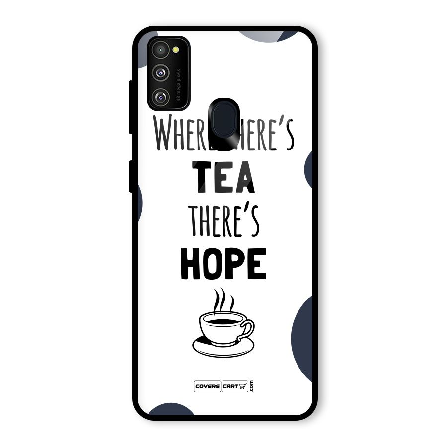 Tea Hope Glass Back Case for Galaxy M30s