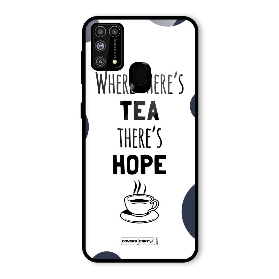 Tea Hope Glass Back Case for Galaxy M31