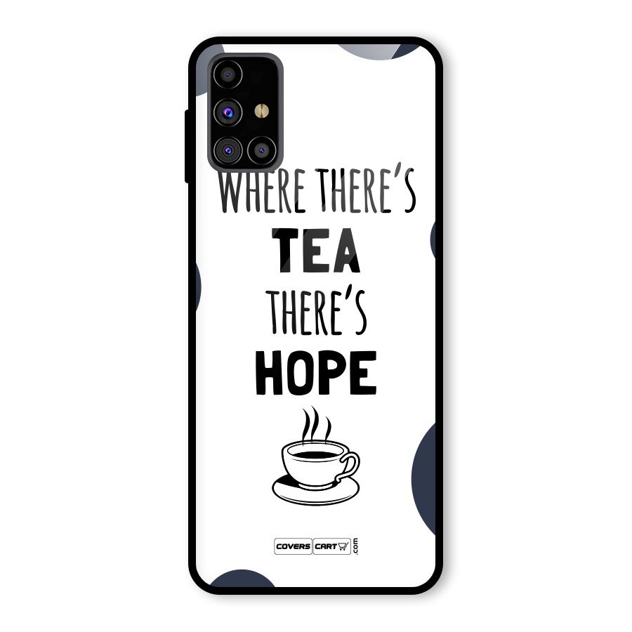 Tea Hope Glass Back Case for Galaxy M31s