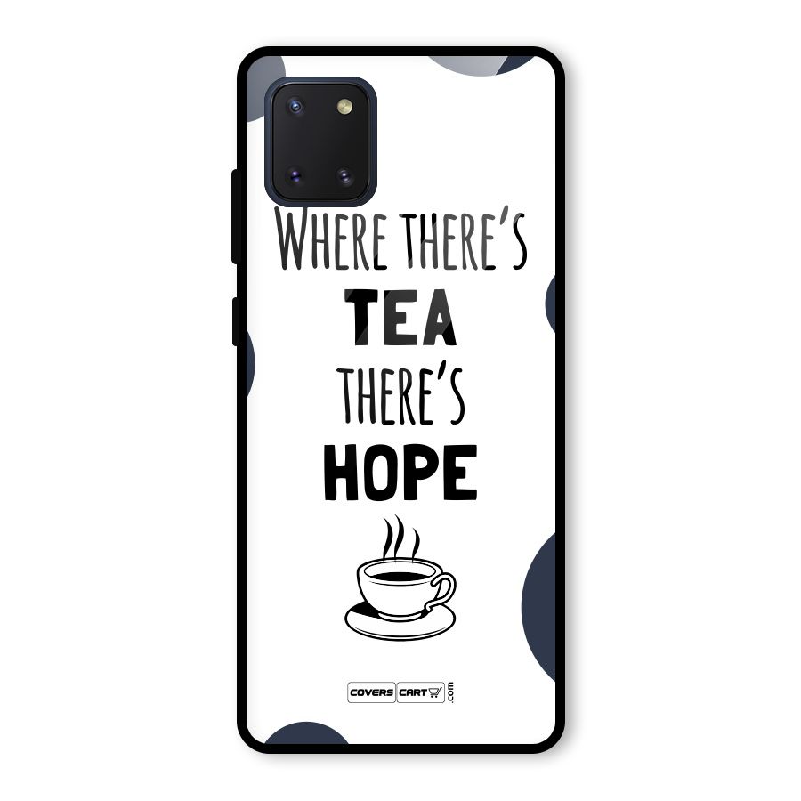 Tea Hope Glass Back Case for Galaxy Note 10 Lite
