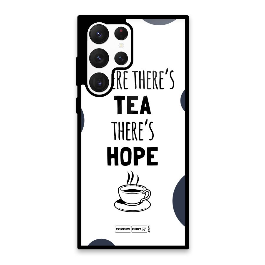 Tea Hope Glass Back Case for Galaxy S22 Ultra 5G