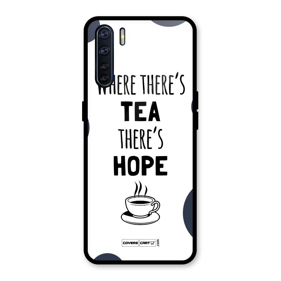 Tea Hope Glass Back Case for Oppo F15