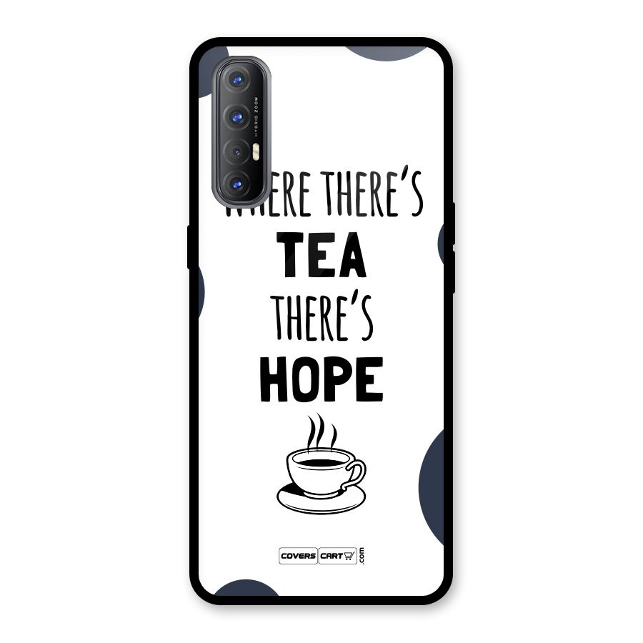 Tea Hope Glass Back Case for Oppo Reno3 Pro