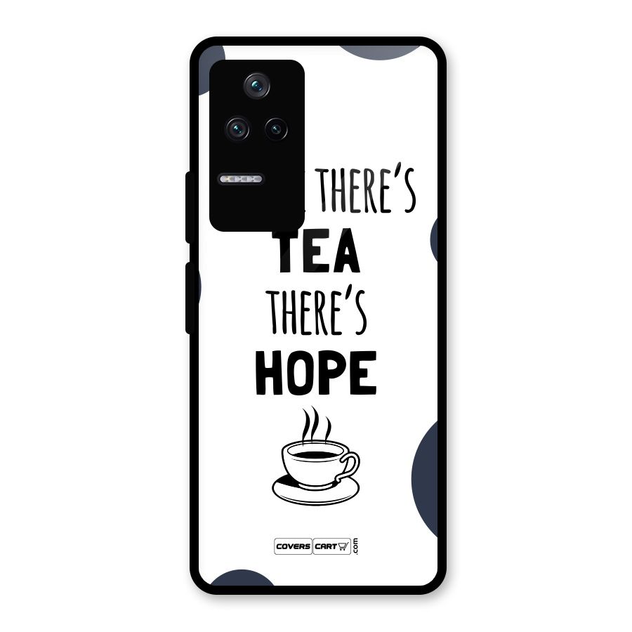 Tea Hope Glass Back Case for Poco F4 5G
