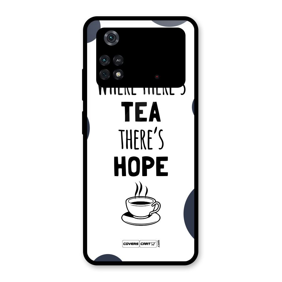 Tea Hope Glass Back Case for Poco M4 Pro 4G