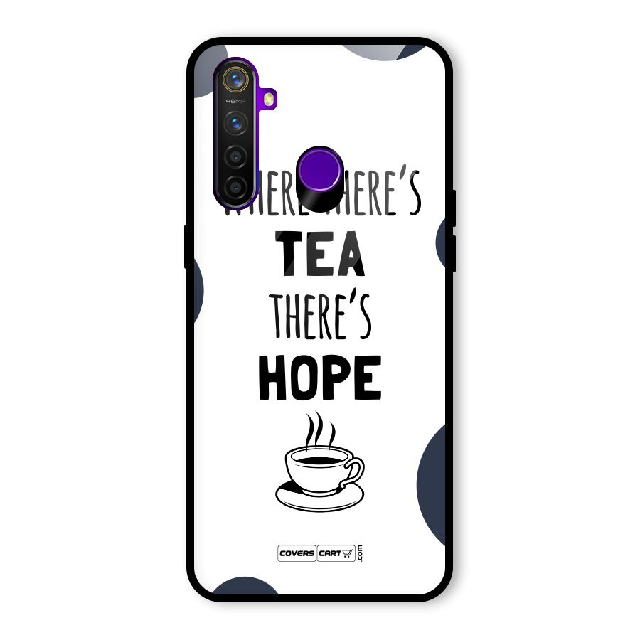 Tea Hope Glass Back Case for Realme 5 Pro