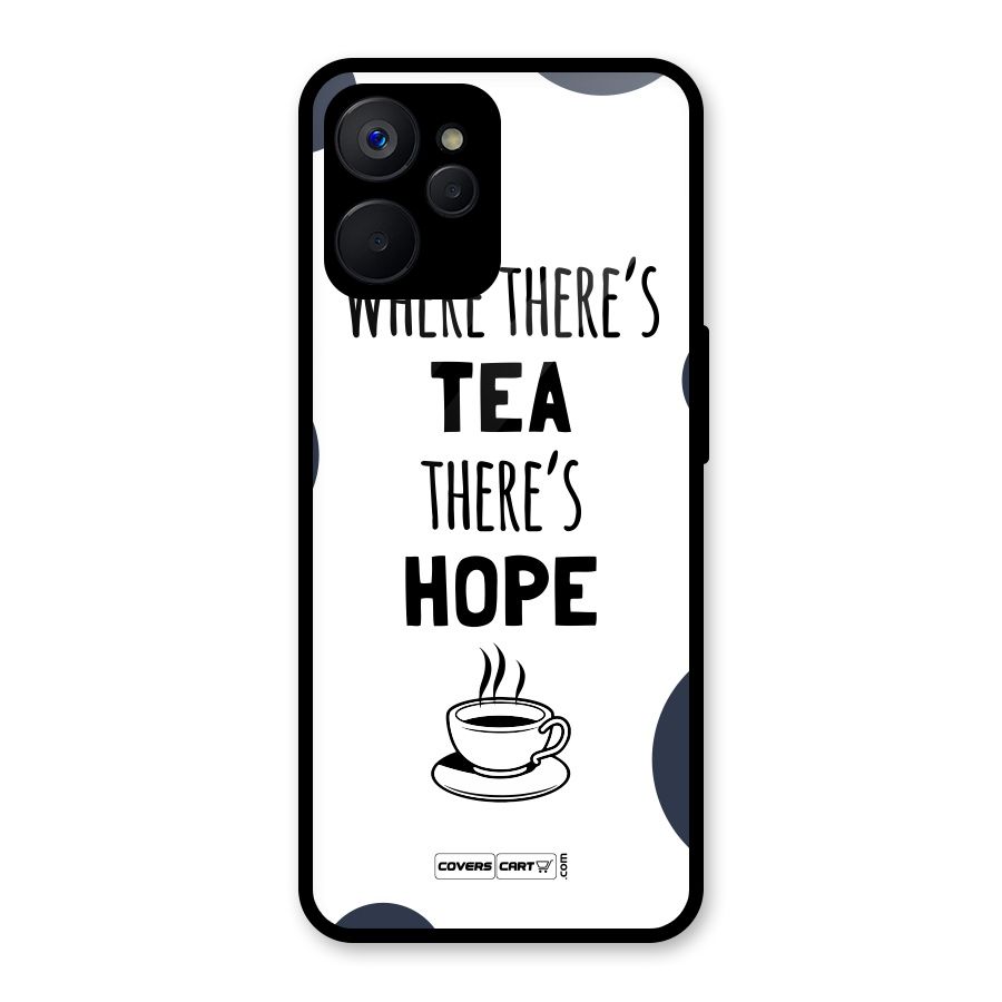 Tea Hope Glass Back Case for Realme 9i 5G