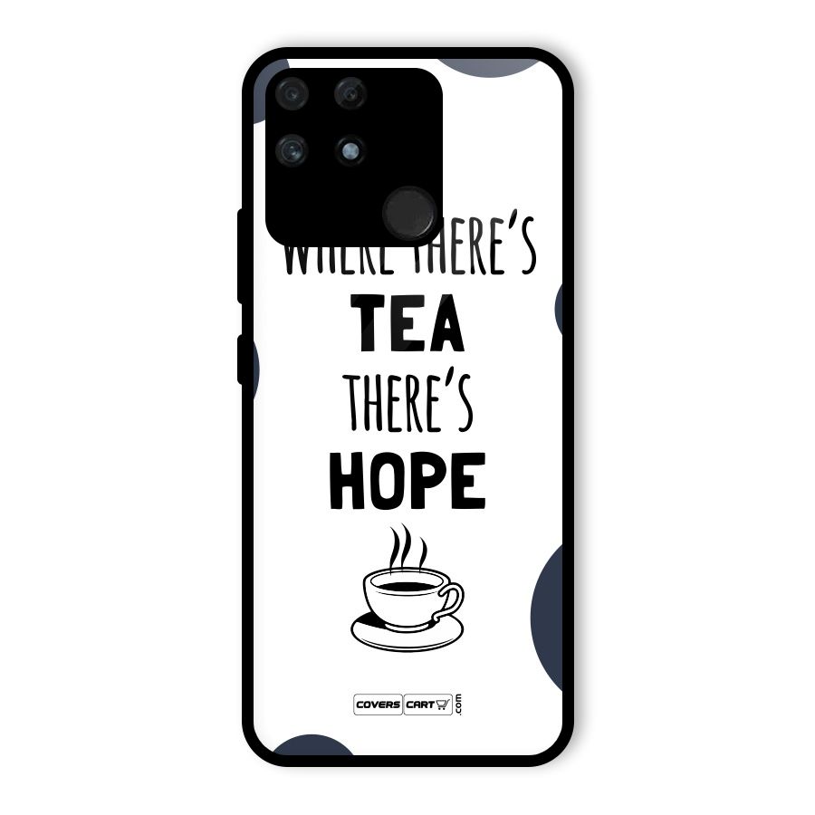 Tea Hope Glass Back Case for Realme Narzo 50A