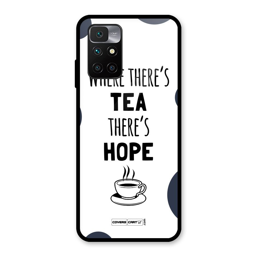 Tea Hope Glass Back Case for Redmi 10 Prime