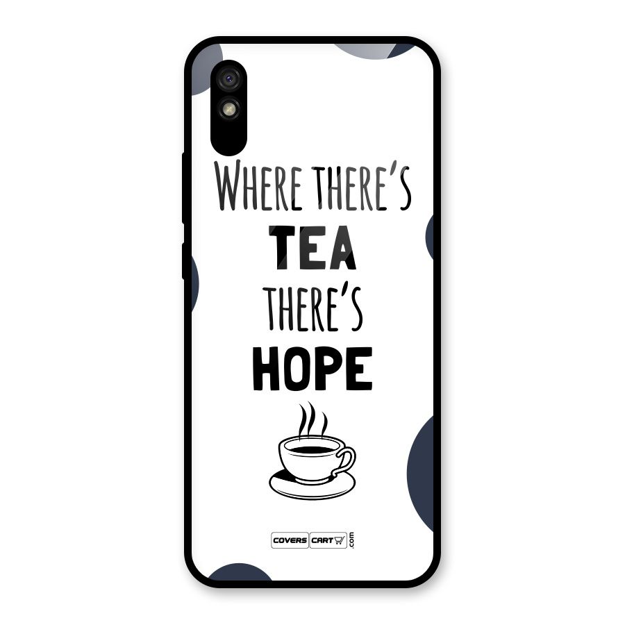Tea Hope Glass Back Case for Redmi 9i