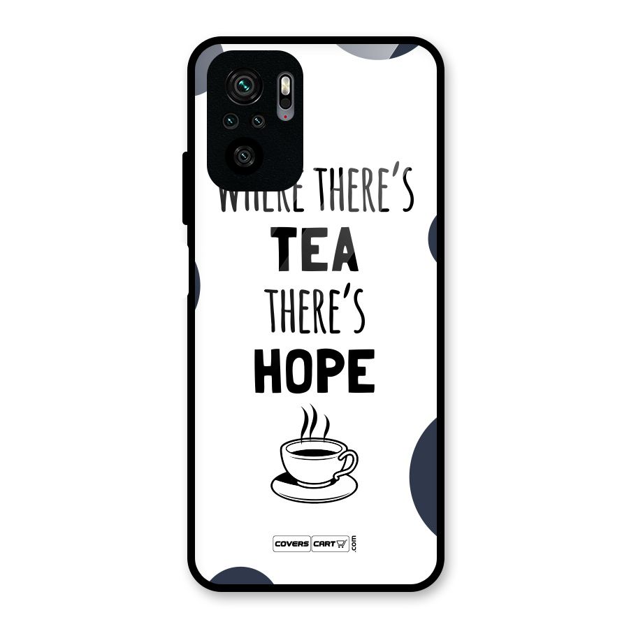 Tea Hope Glass Back Case for Redmi Note 10S