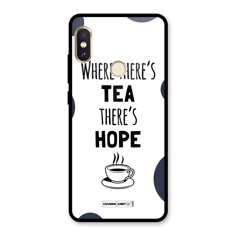 Tea Hope Glass Back Case for Redmi Note 5 Pro
