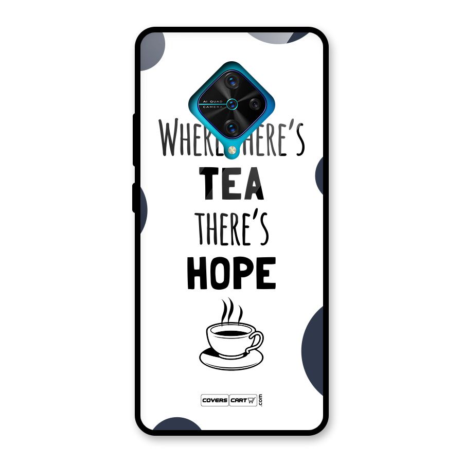 Tea Hope Glass Back Case for Vivo S1 Pro
