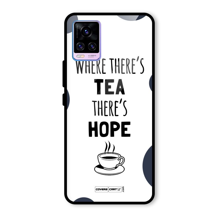 Tea Hope Glass Back Case for Vivo V20 Pro