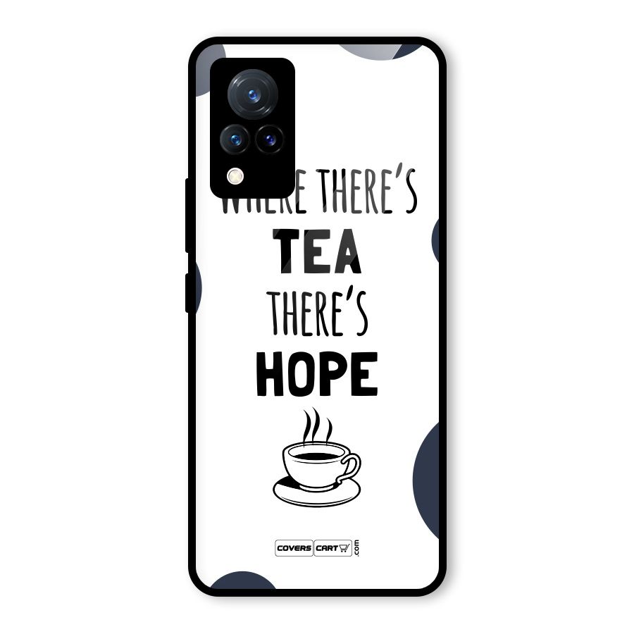 Tea Hope Glass Back Case for Vivo V21 5G