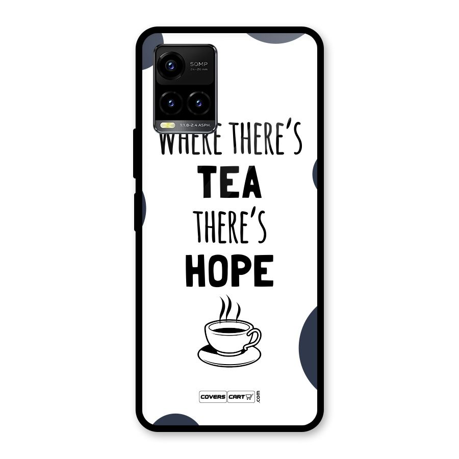 Tea Hope Glass Back Case for Vivo Y21A