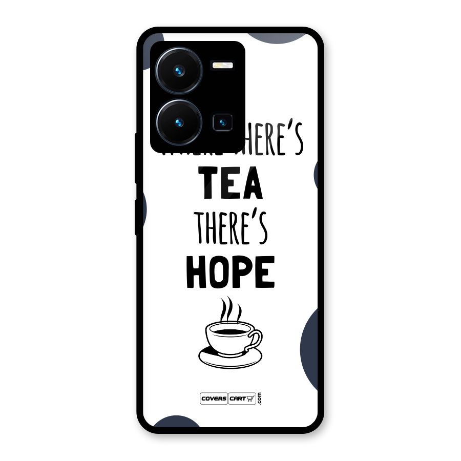 Tea Hope Glass Back Case for Vivo Y35