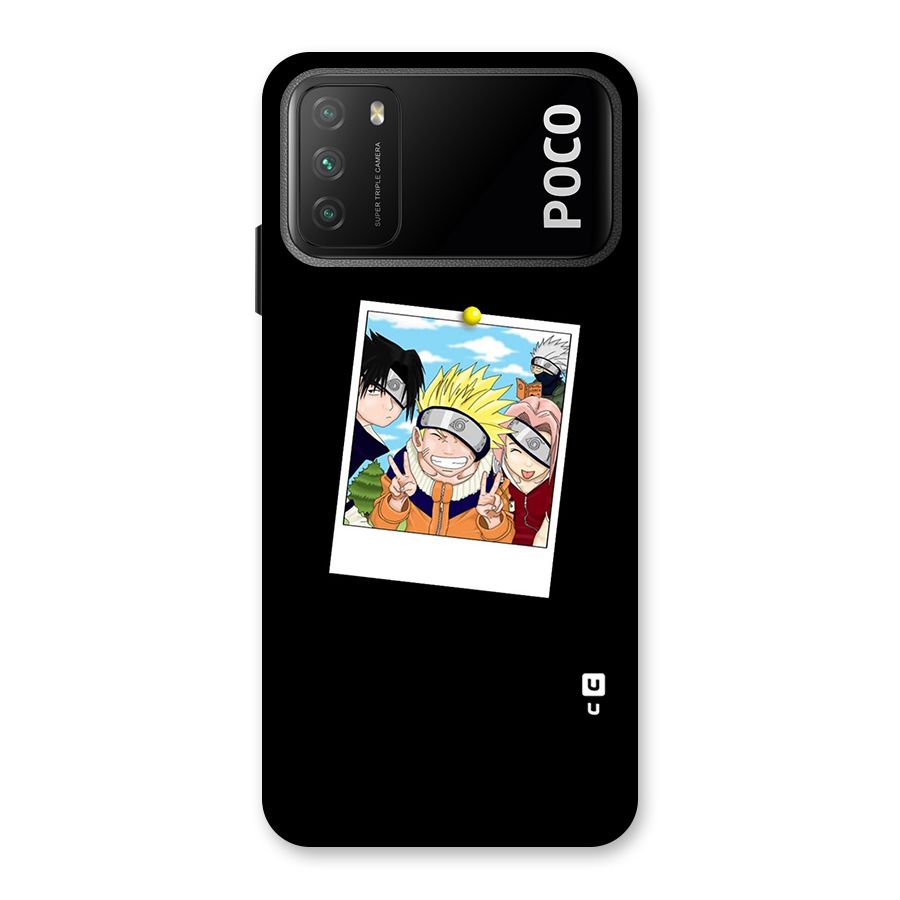 Team Kakashi Cute Back Case for Poco M3