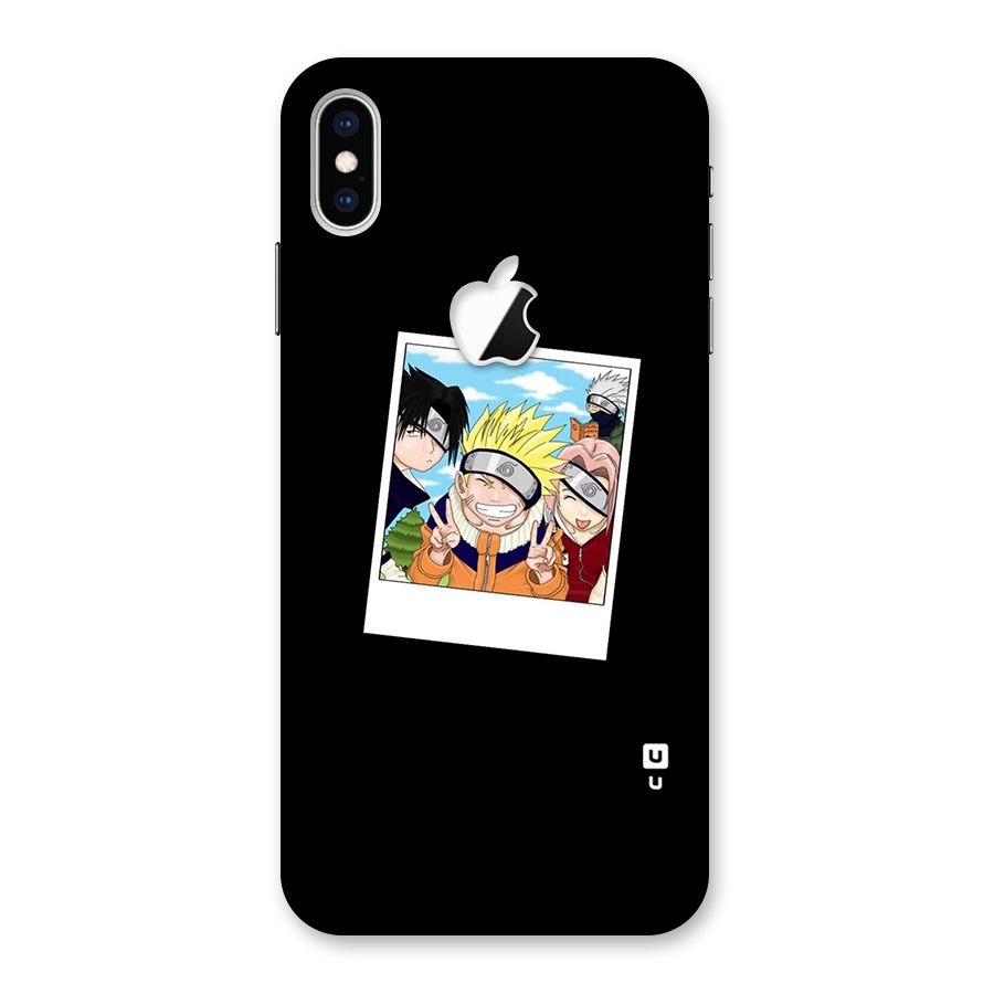 Team Kakashi Cute Back Case for iPhone XS Max Apple Cut
