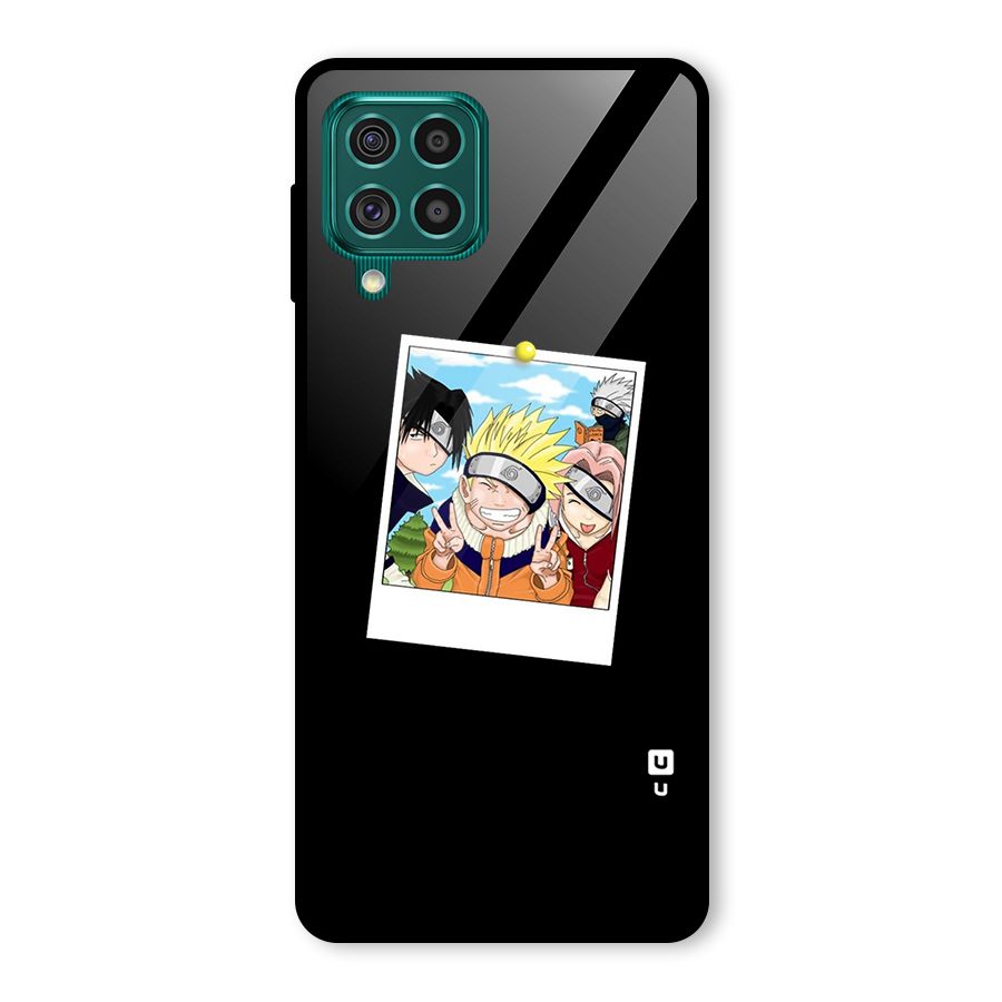 Team Kakashi Cute Glass Back Case for Galaxy F62