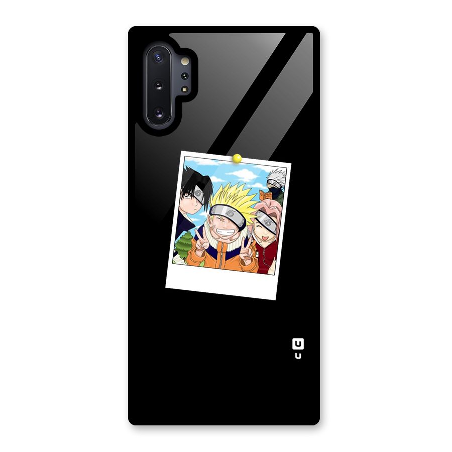 Team Kakashi Cute Glass Back Case for Galaxy Note 10 Plus