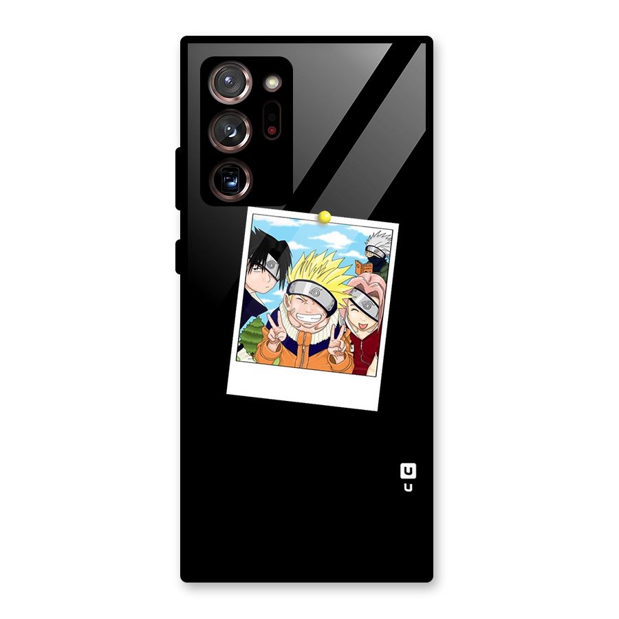 Team Kakashi Cute Glass Back Case for Galaxy Note 20 Ultra