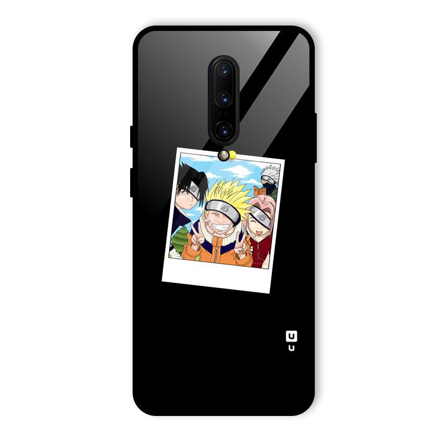 Team Kakashi Cute Glass Back Case for OnePlus 7 Pro