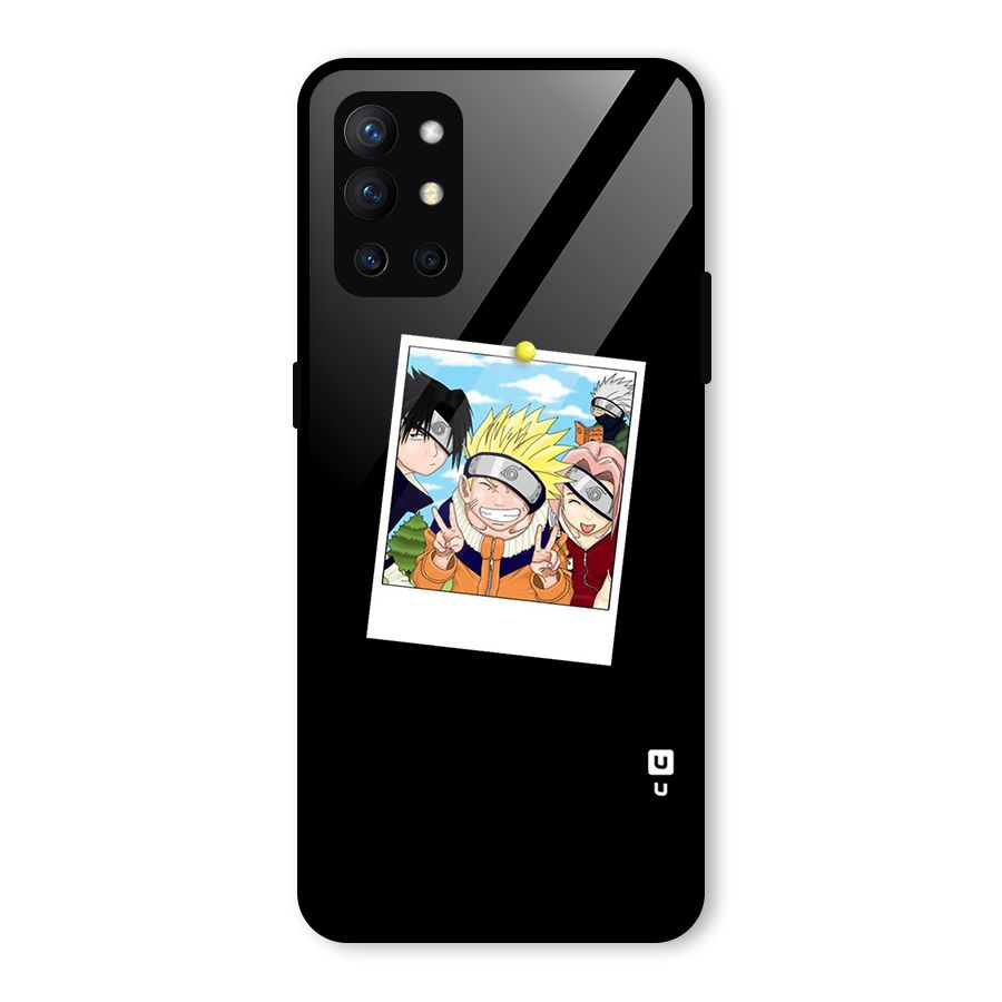 Team Kakashi Cute Glass Back Case for OnePlus 9R