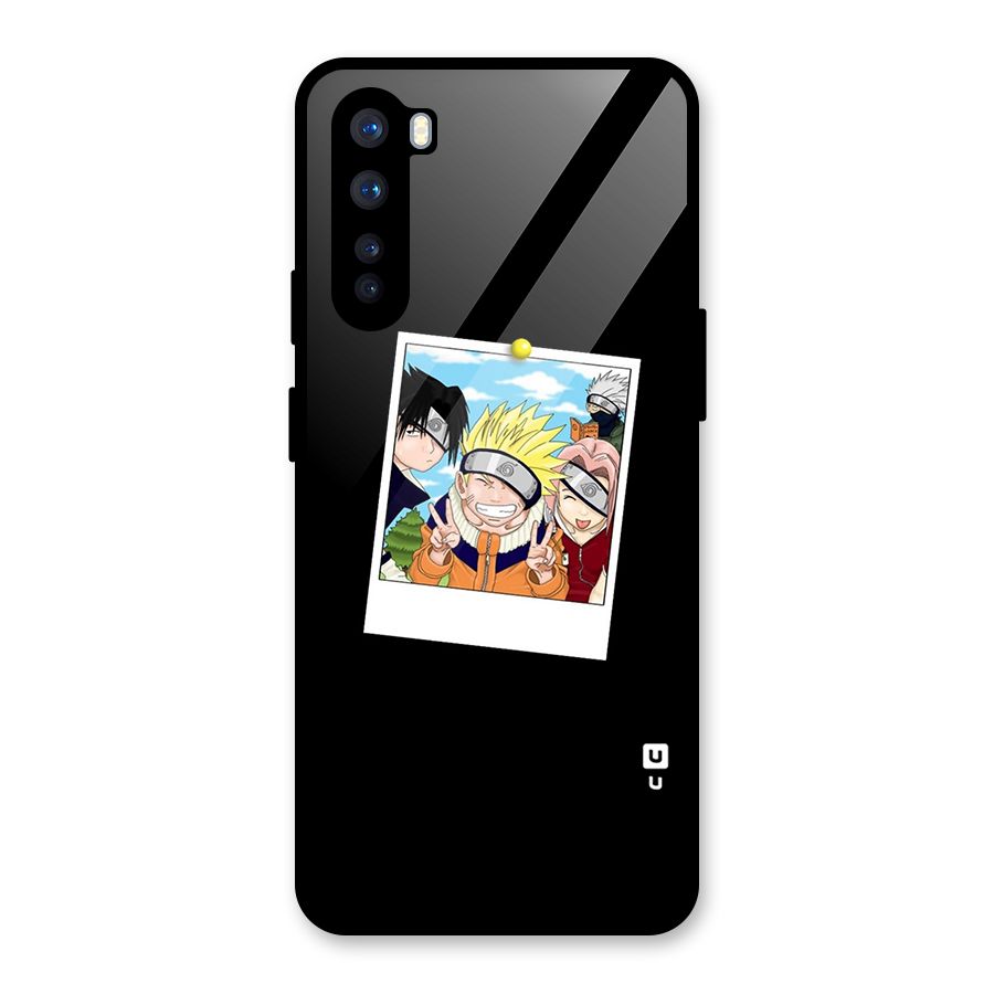 Team Kakashi Cute Glass Back Case for OnePlus Nord