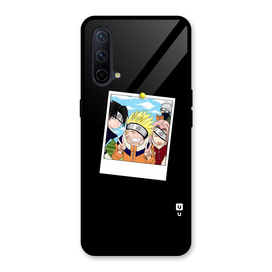 Team Kakashi Cute Glass Back Case for OnePlus Nord CE 5G