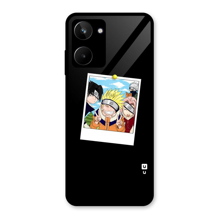 Team Kakashi Cute Glass Back Case for Realme 10