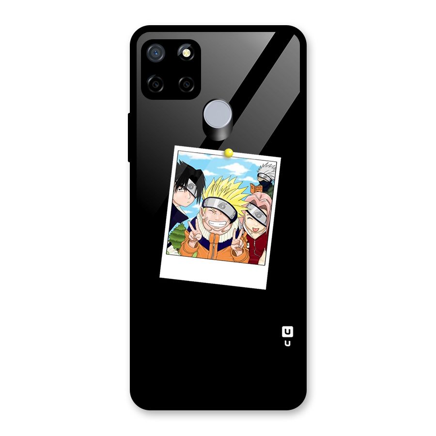 Team Kakashi Cute Glass Back Case for Realme C12