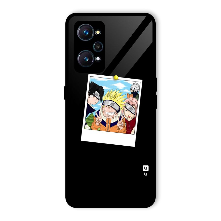 Team Kakashi Cute Glass Back Case for Realme GT 2