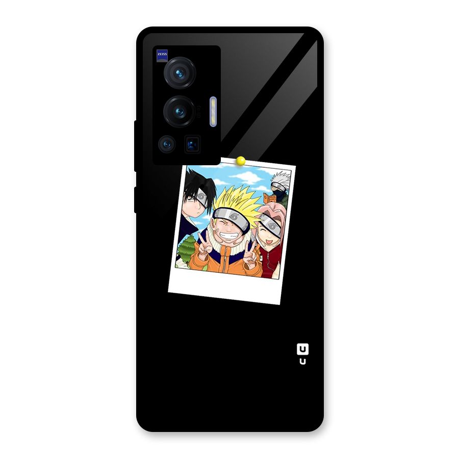 Team Kakashi Cute Glass Back Case for Vivo X70 Pro