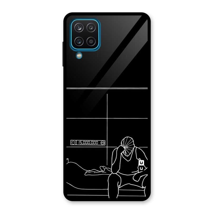 Teen Merits Glass Back Case for Galaxy A12