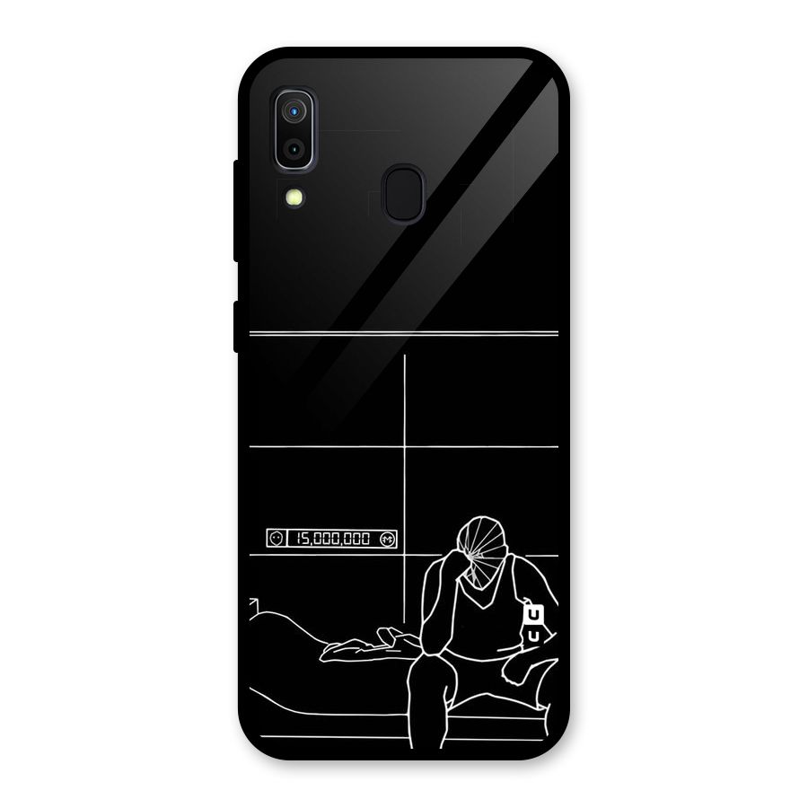 Teen Merits Glass Back Case for Galaxy A30