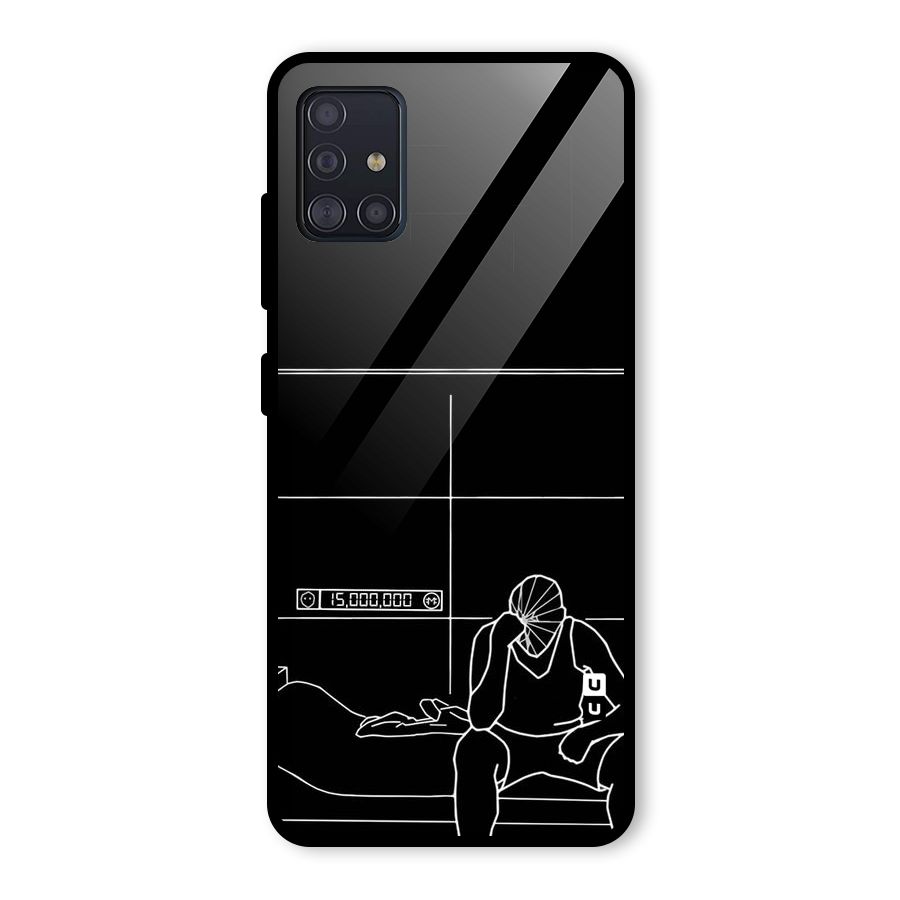 Teen Merits Glass Back Case for Galaxy A51