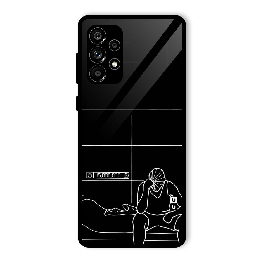 Teen Merits Glass Back Case for Galaxy A73 5G