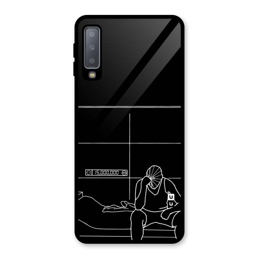 Teen Merits Glass Back Case for Galaxy A7 (2018)