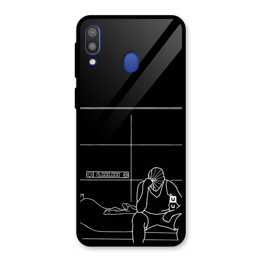 Teen Merits Glass Back Case for Galaxy M20