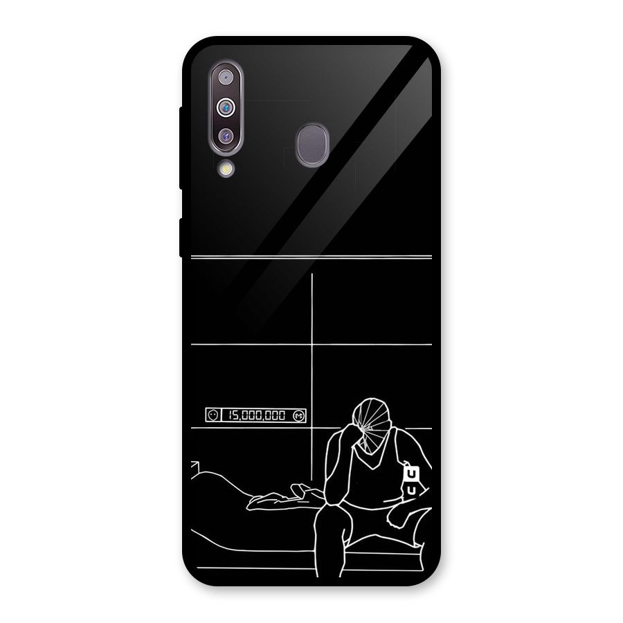 Teen Merits Glass Back Case for Galaxy M30